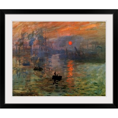 famous claude monet paintings Impression Sunrise